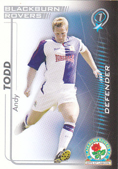 Andy Todd Blackburn Rovers 2005/06 Shoot Out #60